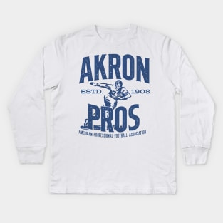 Akron Pros Football Kids Long Sleeve T-Shirt